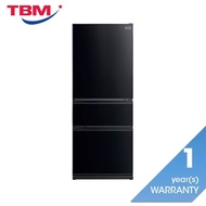 [Klang Valley Delivery Only] Mitsubishi MR-CGX46EN-GBK 3 Doors Fridge Inverter Glass Door G460L Glas