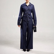 JEANNE SET DENIM - One Set Denim Jeans Top and Bottom | Denim On Denim | Denim Shirt | Denim Pants