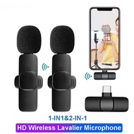 K9 Wireless Microphone Noise Reducing Audio Video Recording For Live Broadcast Gaming Phone Lavalier