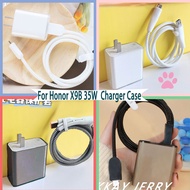 For Honor 35W X9B Cute Charger Case Cat Paw Cartoon Charger Protector Cover For honor 22.5w hw 40w/6