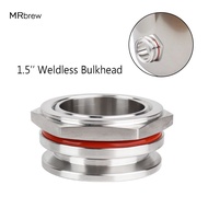 1.5” Tri-Clover Weldless Bulkhead Compression Fitting Homebrew Bulkehad 304 Stainless Steel Homebrew