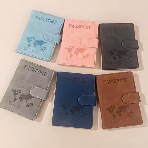 Rfid Passport Holder for Travel Women/Men, Cute Passport Wallet Rfid Blocking Card Slots, Rfid Passp