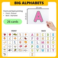 Big Flash Card Early Development ABC Flash Card for Baby Numbers Flash Card Early Learning Flash Car