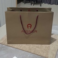[original] Aigner Pouch Paper Bag