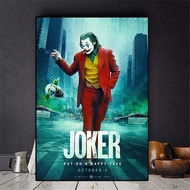 Canvas Painting Villain Smoking Joker Movie Art Poster Wall Joaquin Phoenix Prints and Picture Comic