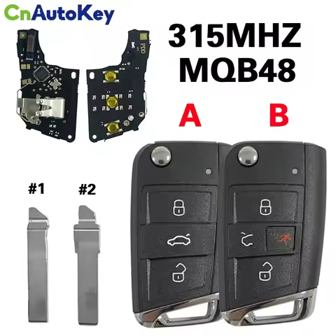 CN001110 Smart Remote Key For Volkswagen Golf Gti 2015-2018 Fcc NBGFS12A01 PN: 5G6 959 752 BD 315MHZ