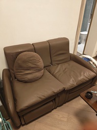 OSIM 按摩梳化 棕色雙人