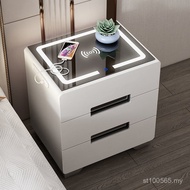 Smart Bedside Table Single Wireless Economical Small Cabinet Charging Bedroom Small Apartment Multif