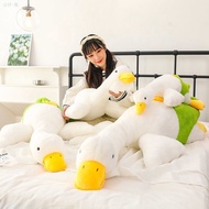 Lazy Big Goose Doll Plush Pillow Toy Sleeping Doll Big White Goose Doll