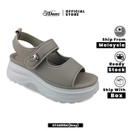 Dans Kasut Tapak Lembut Selesa Ringan Comfort Wanita / Perempuan - Black / Grey OT449154 Women Comfo