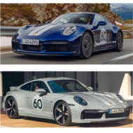 SOLIDO 1: 43 PORSCHE PORSCHE 911 992 SPORT Blue Gray 2023 Alloy Car Model