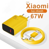Xiaomi Chính Hãng 67W USB Sạc Siêu Nhanh Điện Với Loại C Cho Mi 12 11 POCO X5 X4 Pro Redmi Note 9 10