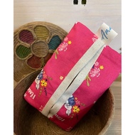 Handmade tissue pouch/ Pocket tissue pouch | Chope your seat in style!