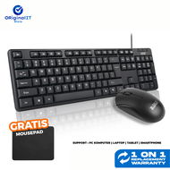 Keyboard Komputer & Laptop Keyboard Mouse Usb Combo