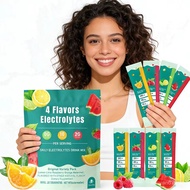 READY STOCK4 FlavorsElectrolytes  Sugar Free Electrolytes Powder Packets  Liquid Daily IV Hydration 
