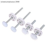 [snowsumptuous] 1/4pcs White M8 M10 Baby Gate Spare Kit - Pressure Fit Spindles & Screw Bolts For Sa