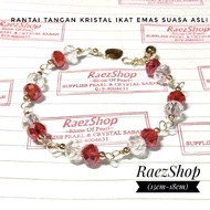 14K GOLD BINDING CRYSTAL HAND CHAIN