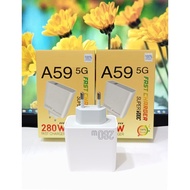 Shell Adapter OPP A59 5G 280W Fast Charger Super VOOC Support Fast Charging