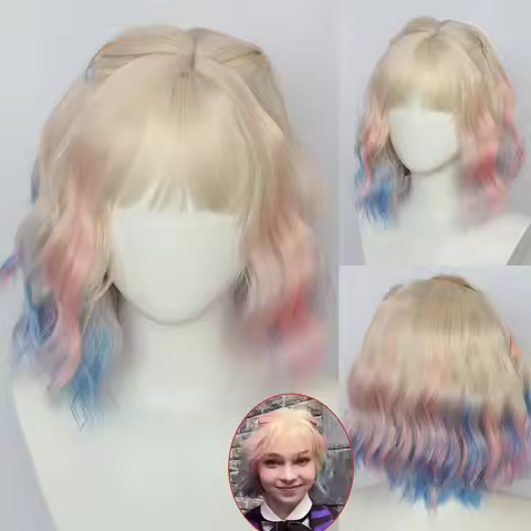 Addams Family Wednesday 2 Enid Sinclair Cosplay Wig Halloween Carnival Cosplay Costume Wig For Women