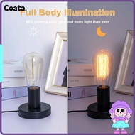COATA Desktop Lamp Base, E27/E26 Screw Universal Light Base, Simple with Switch US Plug Lamp Socket 