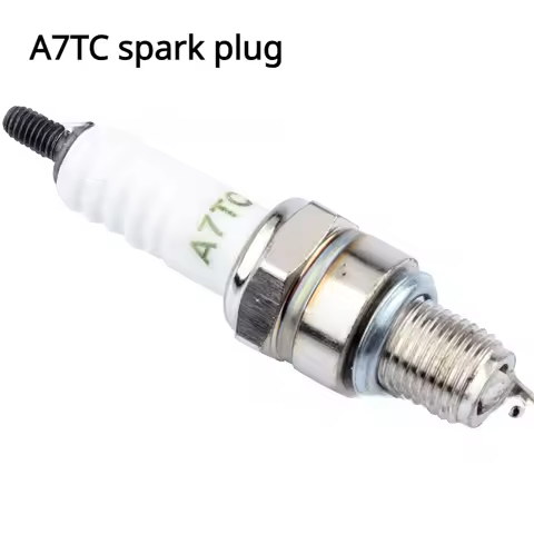 A7TC spark plug nozzle white suitable for off-road motorcycle ATV four-wheel beach bike accessories