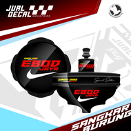 Stiker Tebok Lovebird EBOD NIKE Decal Sangkar Batman Burung New Kandang Bulat Love Bird Bisa Custom