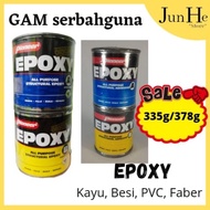 GAM Mastik ,Gam serbahguna ,Epoxy_Kayu_Besi_Faber_PVC 335g/378g + FREE GIFT 🎁