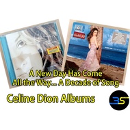 Original CD Celine Dion Albums - A New Day Has Come - All the Way A Decade of Song used cd