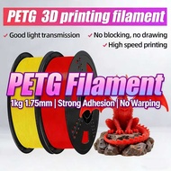 PETG+ Basic 3D Printer Filament 1KG 1.75mm | Durable Glossy Easy Print | FDM Printer Special