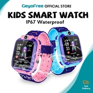 GeyoFree 2G Smart Watch For Kids Waterproof Sim Card GPS Tracker Bracelet Kids With Games Q12