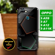 Sukses Case Oppo A7 / A5S / A11K / A12 [ Aesthetic Marble - 1 ] - Casing hp - Case Hp - Case Handpho