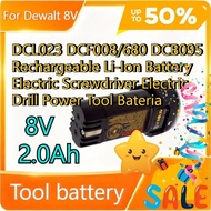 8V2.0Ah For D ewalt  DCL023 DCF008/680 DCB095 Rechargeable Li-Ion Battery Electric Screwdriver Elect