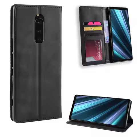 Flip Cover For Sony Xperia 1 Case Wallet Card Stand Magnetic Book Cover For Sony Xperia1 J8110 J8170