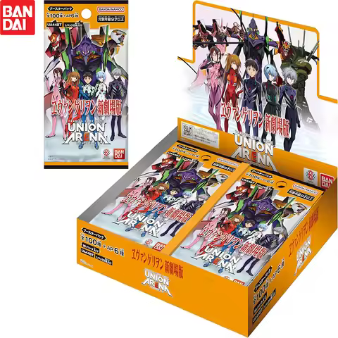 New BANDAI UA44BT Union Arena Evangelion New Theatrical Edition TCG Booster Pack Collection Card