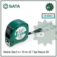 Sata Meter 5 m x 19 mm JIS 1 Tape Measure 5M / 16FtX19mm 91322B Sata Tools