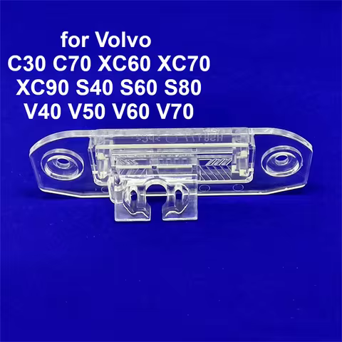 Car Rear View Camera Bracket License Plate Light Housing for Volvo C30 C70 XC60 XC70 XC90 S40 S60 S8