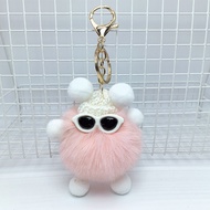 Cartoon Plush Elf Small Briquette Plush Little Doll Keychain Pendant Lovely Bag Pendant Mobile Phone