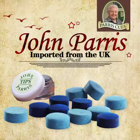 JOHN PARRIS-Professional Billiard Cue Tip, High Quality Snooker Accessories, H/M, 10mm, 11mm, Origin