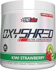 EHP Labs OxyShred Pre Workout Powder - Preworkout Powder with L Glutamine & Acetyl L Carnitine, Ener