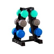 GSPORTS ชุดดัมเบลพร้อมชั้นวาง 24 kg 3 4 5 kg 3 คู่ แบบสี Dumbbell Set with 3-Pair A-Shaped Rack