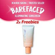 BAREFACED Sunkissed llluminating Sunscreen Sunblock Cream SPF50 PA+++ by Korxskin888