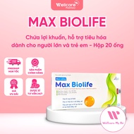 [DIGESTATION] Max Biolife Oral Yeast Box of 20 Tubes Probiotic Supplement to Improve Digestion
