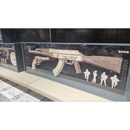 若客DIY 手枪霰弹枪木质玩具模型男孩生日礼物益智AK47礼物情人节