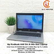 HP PROBOOK 640 G4 INTEL CORE I5-8250U 8GB RAM 240GB SSD USED LAPTOP REFURBISHED NOTEBOOK