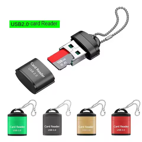 USB 2.0 SD TF Card Reader Portable Mini Mobile Phone SIM Memory High Speed Adapter For Computer Lapt