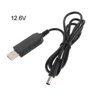 USB to 12.6V 5.5 x 2.1mm Converter Cable