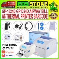 GPrinter GP-1324D  A6 Thermal Printer Barcode Label Air-waybil Printing SHOPEE LAZADA Direct thermal USB LAN WIFI