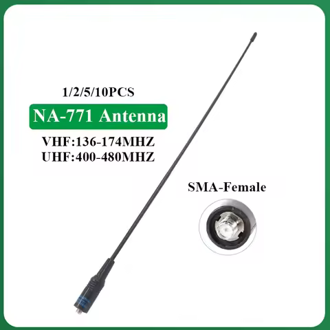 Na 771 Antenna Nagoya High Gain Antennas VHF/UHF SMA Female For Quansheng UV-K5 UV-K6 Baofeng DM-170