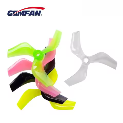 2pairs Gemfan D75 75mm 3-Blade Propeller for RC 3inch Toothpick Cinewhoop 1408 1507 Brushless Motor 