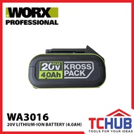 [WORX] WA3016 20V Battery (4.0AH)